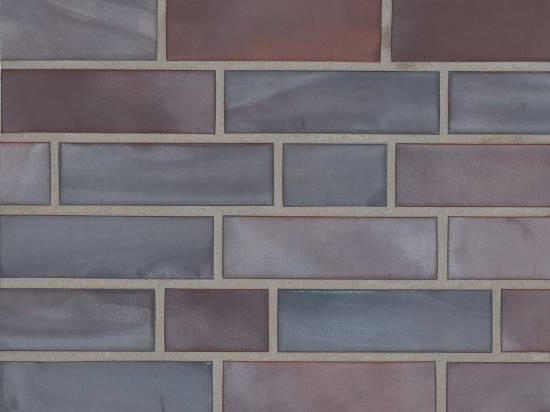 Клинкерная фасадная плитка Stroeher Keravette 325 achatblau bunt, арт. 2110, NF11 240x71x11 мм